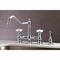 Kingston Brass KS3271PXBS Restoration 8" Bridge Kitchen Faucet W/ Sprayer, Chrome KS3271PXBS - alternate 4